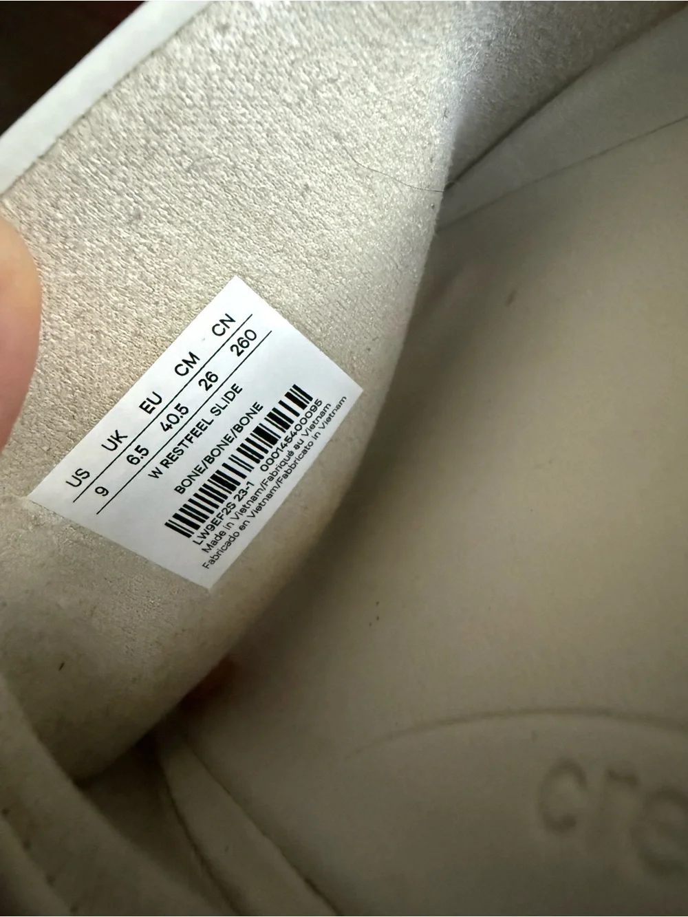 lululemon athletica White Slide Sandals size 9